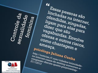 Intimidade na internet