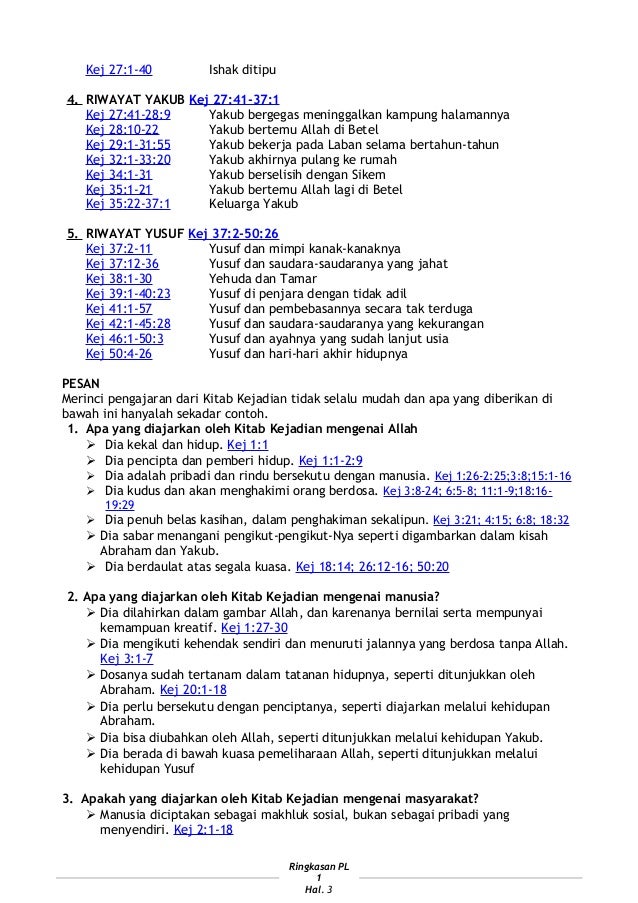 Intisari pl 1 ringkasan (FULL EDITION) nrhs