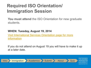 International Graduate Student Orientation | PPTX