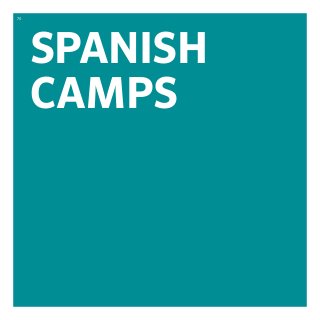 Headline70
SPANISH
CAMPS
 
