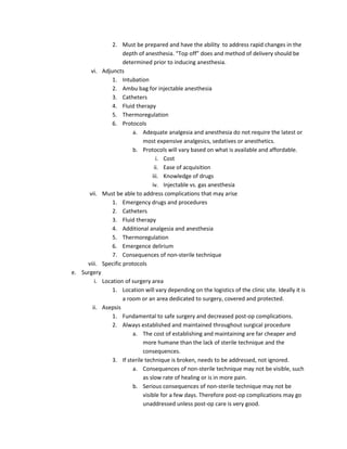 Local veterinary community