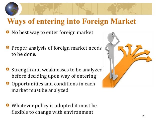 What are foreign markets