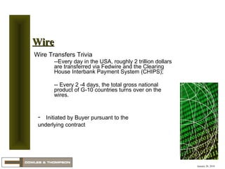 International Trade Finance | PPT | Business Banking & Finance | Business