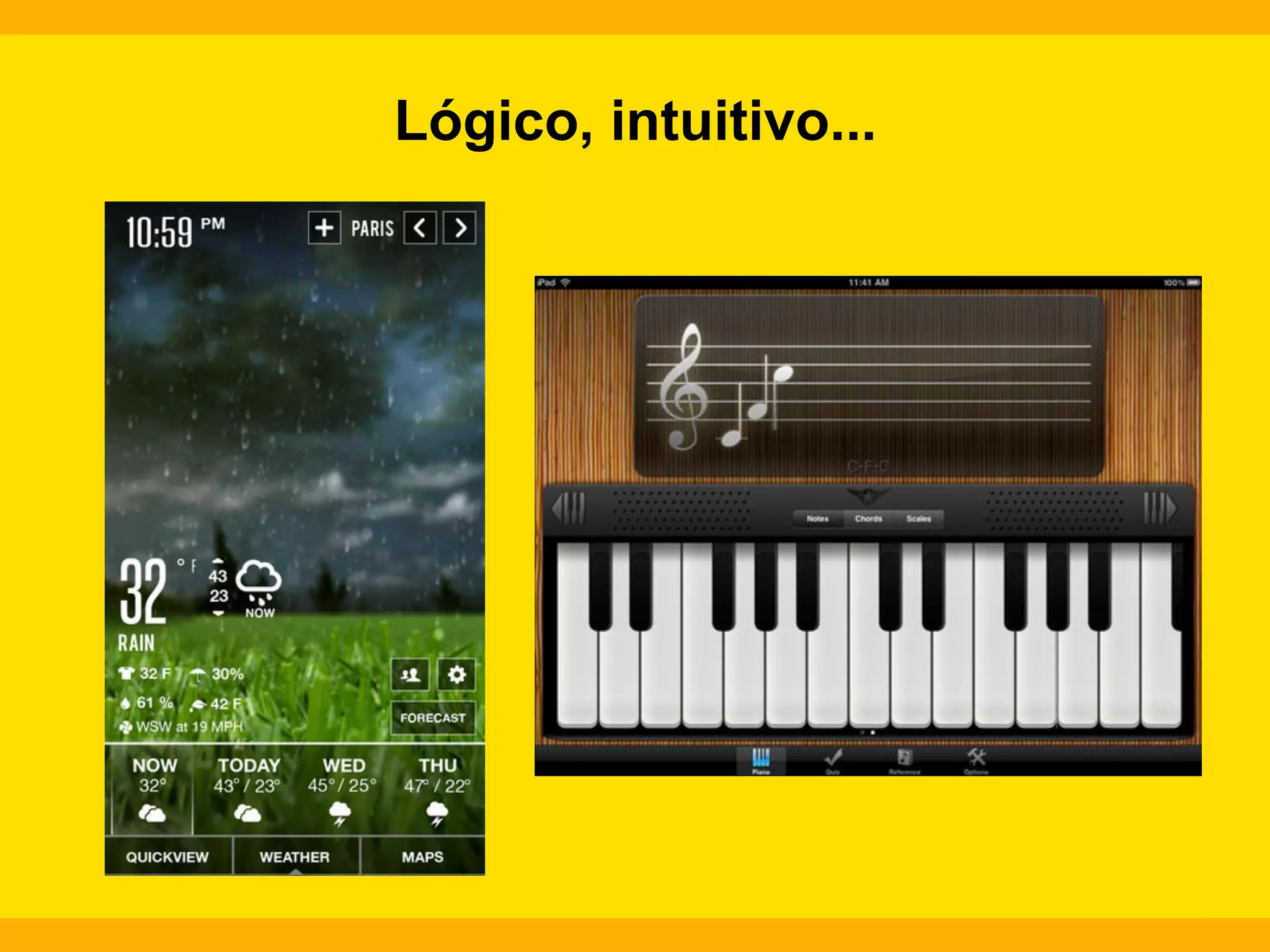 Lógico, intuitivo...

 