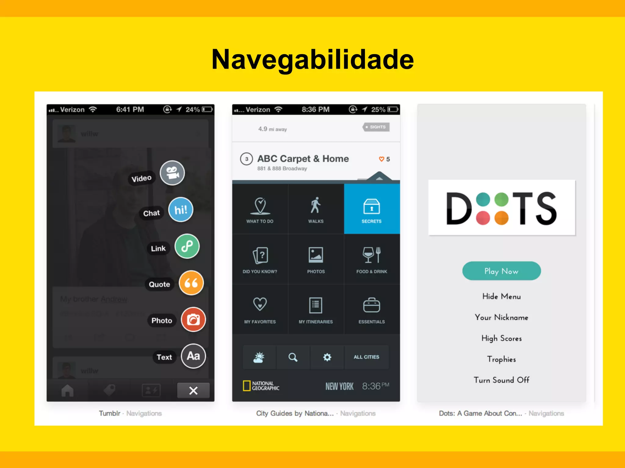 Navegabilidade

 
