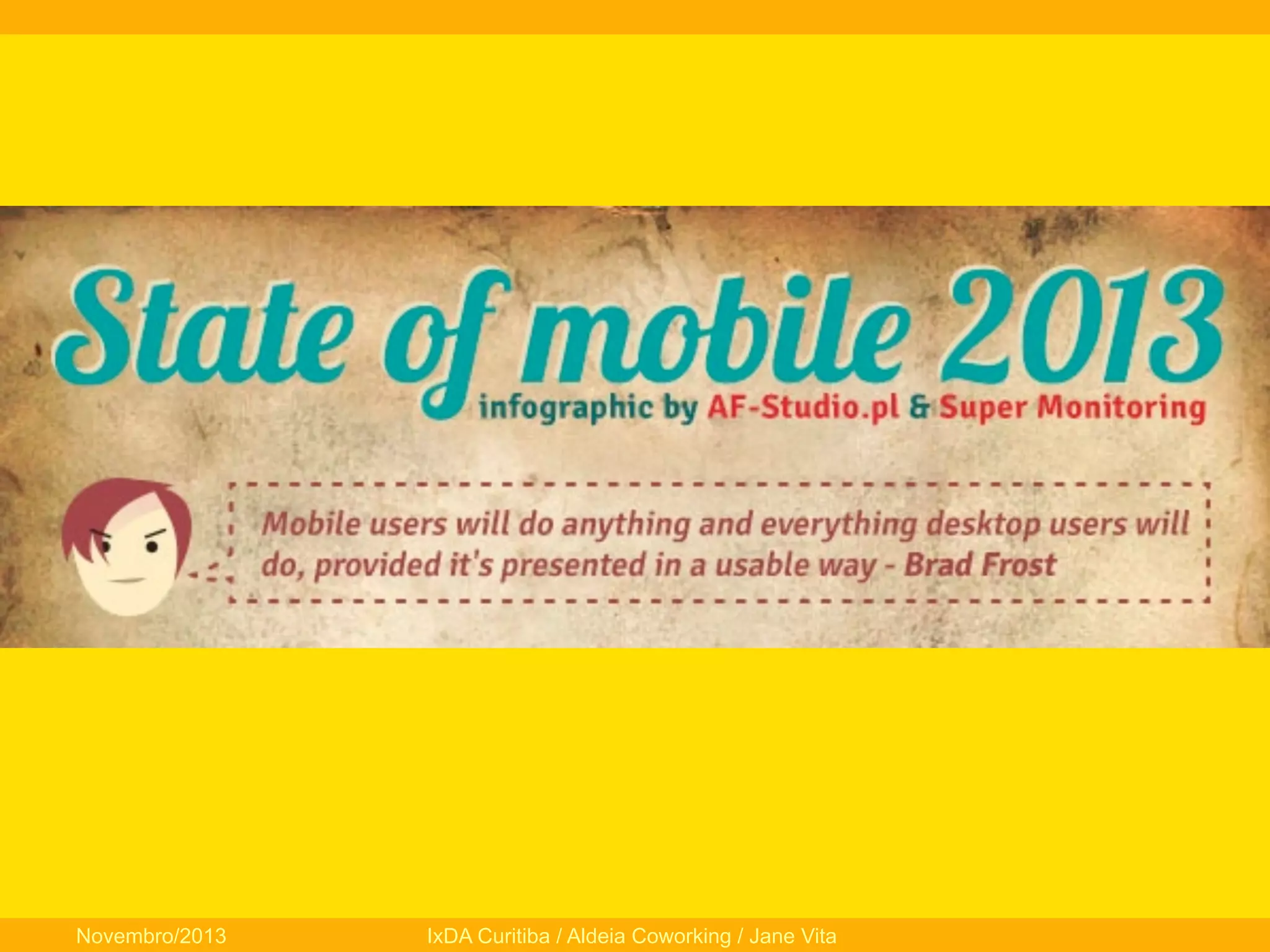 Novembro/2013

IxDA Curitiba / Aldeia Coworking / Jane Vita

 