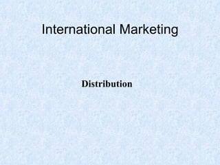 International Marketing ,[object Object]