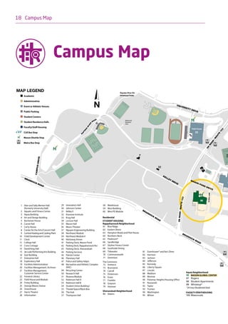 George Mason University Campus Map Into George Mason University Brochure By Study Metro