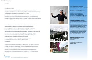 INTRODUÇÃO
De cima para baixo: Oculus do Facebook; Óculos de encaixe
da WaveOptics, empresa responsável pelo display AR no novo Snap
O relatório de março de 2021 revelou que o Facebook agora tem 10.000 pessoas – quase um
está construindo sua própria plataforma de desenvolvimento de AR, chamada TikTok Effect Studio. UMA
E essa dependência está informando todos os aspectos da vida cotidiana: 64% dos consumidores
globais dizem que sua vida social depende da tecnologia, 61% dizem que seu sustento depende da
tecnologia, 56% dizem que sua criatividade depende da tecnologia, 52% dizem que sua felicidade depende
da tecnologia , e 50% dizem que seu bem-estar depende da tecnologia.
O chip tensor do Google Pixel 6 faria experiências de AR “inovadoras”, disse o diretor de dispositivos
do Google, Rick Osterloh, ao Business Insider. Há rumores de que a Apple está desenvolvendo um
headset VR, que pode chegar às lojas em 2022.
quinto de todos os funcionários do Facebook – trabalhando em AR e VR sob o Reality Labs
A aquisição da empresa de tecnologia NextVR pela empresa de tecnologia em 2020 provocou
especulações sobre os planos da Apple de desenvolver tecnologias AR e VR em novas categorias
de produtos.
Em resposta, as empresas estão correndo para desenvolver a tecnologia que impulsionará as
experiências digitais de 360 graus. Em antecipação a espaços imersivos alimentados
Óculos de óculos.
divisão. Snap comprou Vertebrae, que ajuda marcas a criar 3D virtual
por VR e AR, gigantes de mídia social e grandes empresas de tecnologia têm canalizado
A confiança dos consumidores na tecnologia está crescendo. Mais de três quartos (76%) dos
consumidores globais dizem que suas vidas e atividades cotidianas dependem da tecnologia, chegando a
79% da geração Z (16 a 26 anos) e 80% dos millennials (27 a 41 anos).
versões de seus produtos, em julho de 2021, após a aquisição de maio de 2021
fundos e mão de obra para essas áreas. Em agosto de 2021, o TikTok anunciou que
Uma cartilha sobre realidades
aumentadas, virtuais, mistas e estendidas
A realidade mista (MR) tem elementos
virtuais ou digitais misturados com elementos
físicos, em vez de começar com o físico e
depois sobrepor. A realidade mista é como o
nível mais avançado de realidade aumentada,
onde a tecnologia é realmente capaz de
reconhecer seu ambiente usando sensores
de profundidade. Com AR, o que quer que
você projete, sempre será sobreposto ao que
a câmera vê, mas com realidade misturada,
um objeto digital pode aparecer atrás da
mesa, em oposição à frente da mesa.
e misturado.
Helena Dong, tecnóloga criativa e
A realidade aumentada (AR) é quando
você ainda está em seu ambiente atual e
está apenas sobrepondo gráficos de
computador sobre o que está vendo -
enquanto com a realidade virtual (VR), você
é levado para um mundo diferente . Eles são
como o inverso um do outro.
A realidade estendida (XR) abrange
tudo - aumentada, virtual
designer digital
Aceleração tecnológica
Machine Translated by Google
 