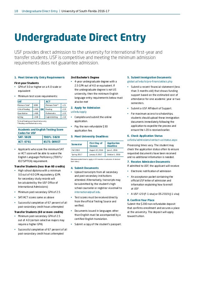 university of south florida brochure 2016 17 usf immunization form