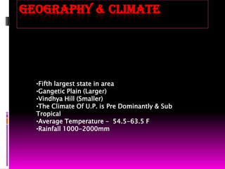 Geography & ClimateFifth largest state in area