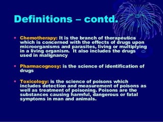 Intoduction of pharmacology[1]