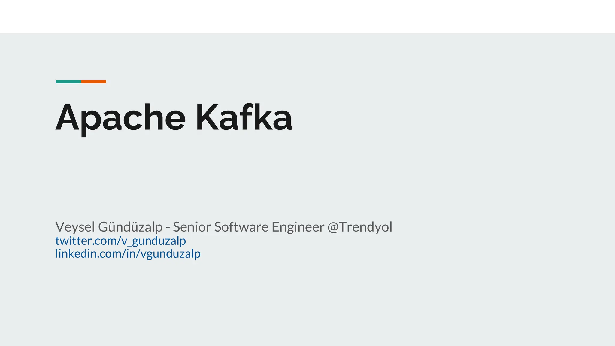 Intoduction to Apache Kafka | PPT