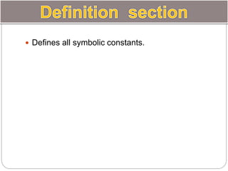  Defines all symbolic constants.
 