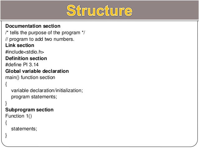 Intoduction to c language