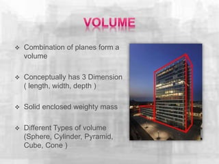 Volume Princile Design Example Intoduction to Design Summary Presentation ( Architecture ) | PPTX