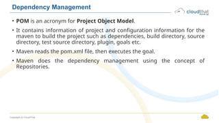 Intoduction_to_Maven best java tool for project management | PPTX