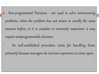 INTODUCTION TO MANAGEMENT CHAPTER FOUR (4) | PPTX