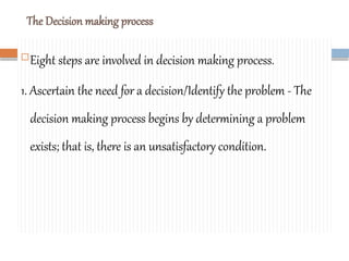 INTODUCTION TO MANAGEMENT CHAPTER FOUR (4) | PPTX