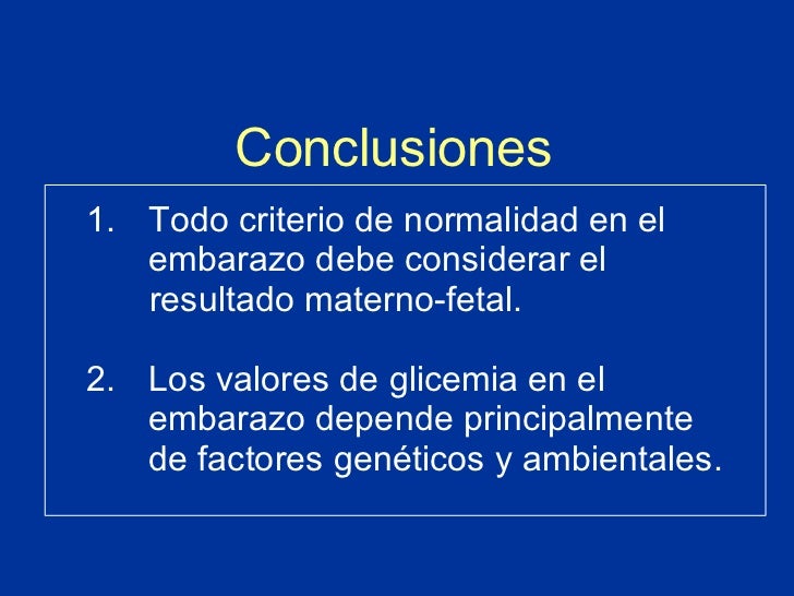 Intolerancia a la glucosa y resultado perinatal Intolerancia a la glucosa y resultado perinatal