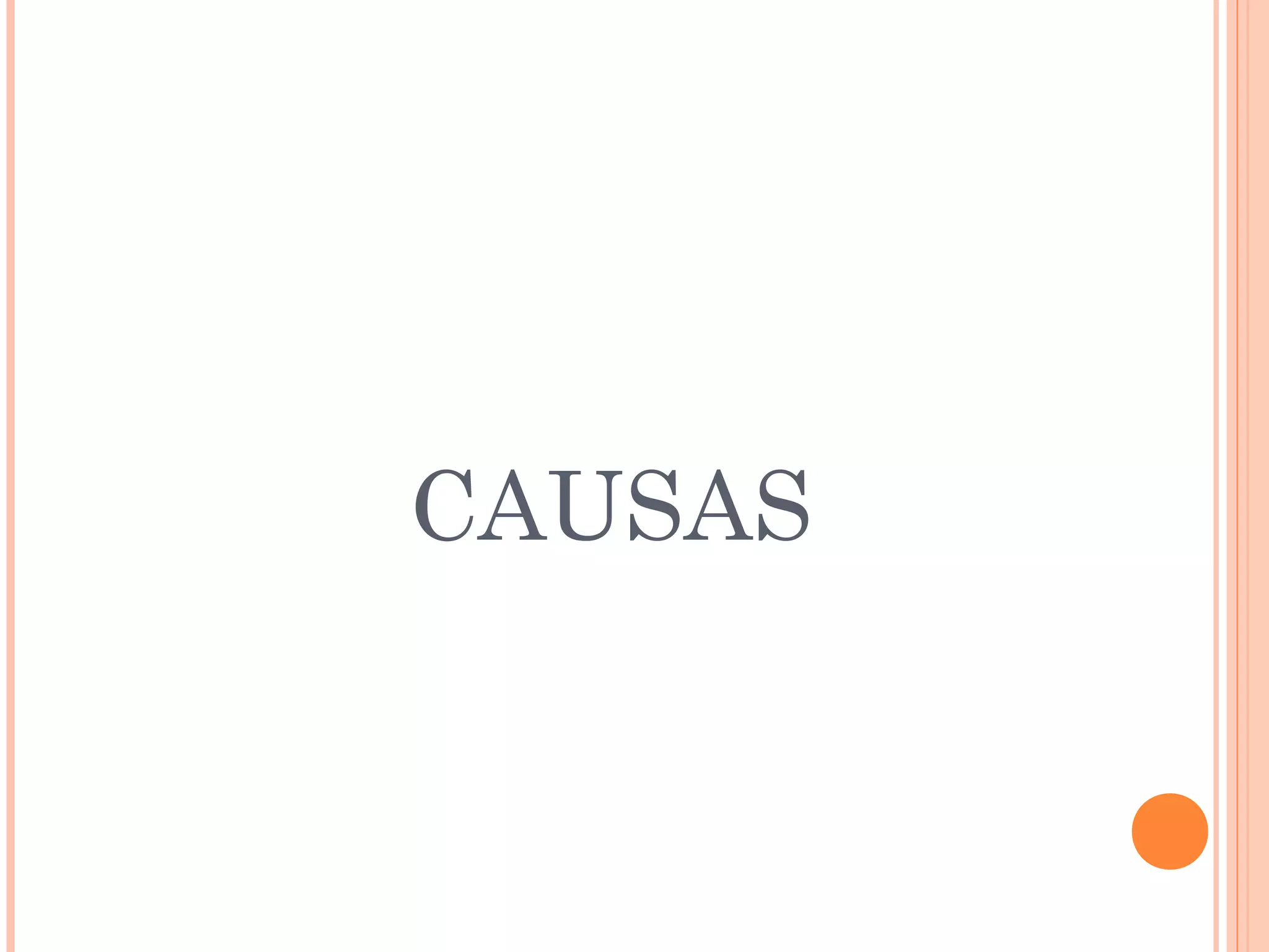CAUSAS
 