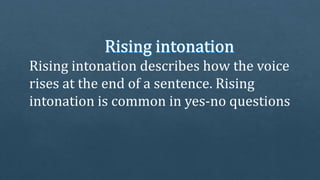 Intonation | PPTX