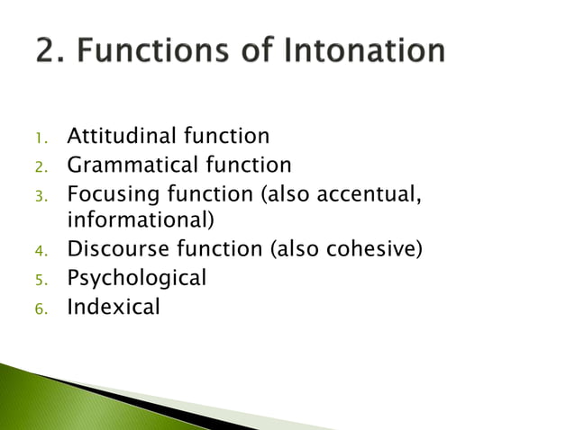 English Intonation | PPT | Free Download