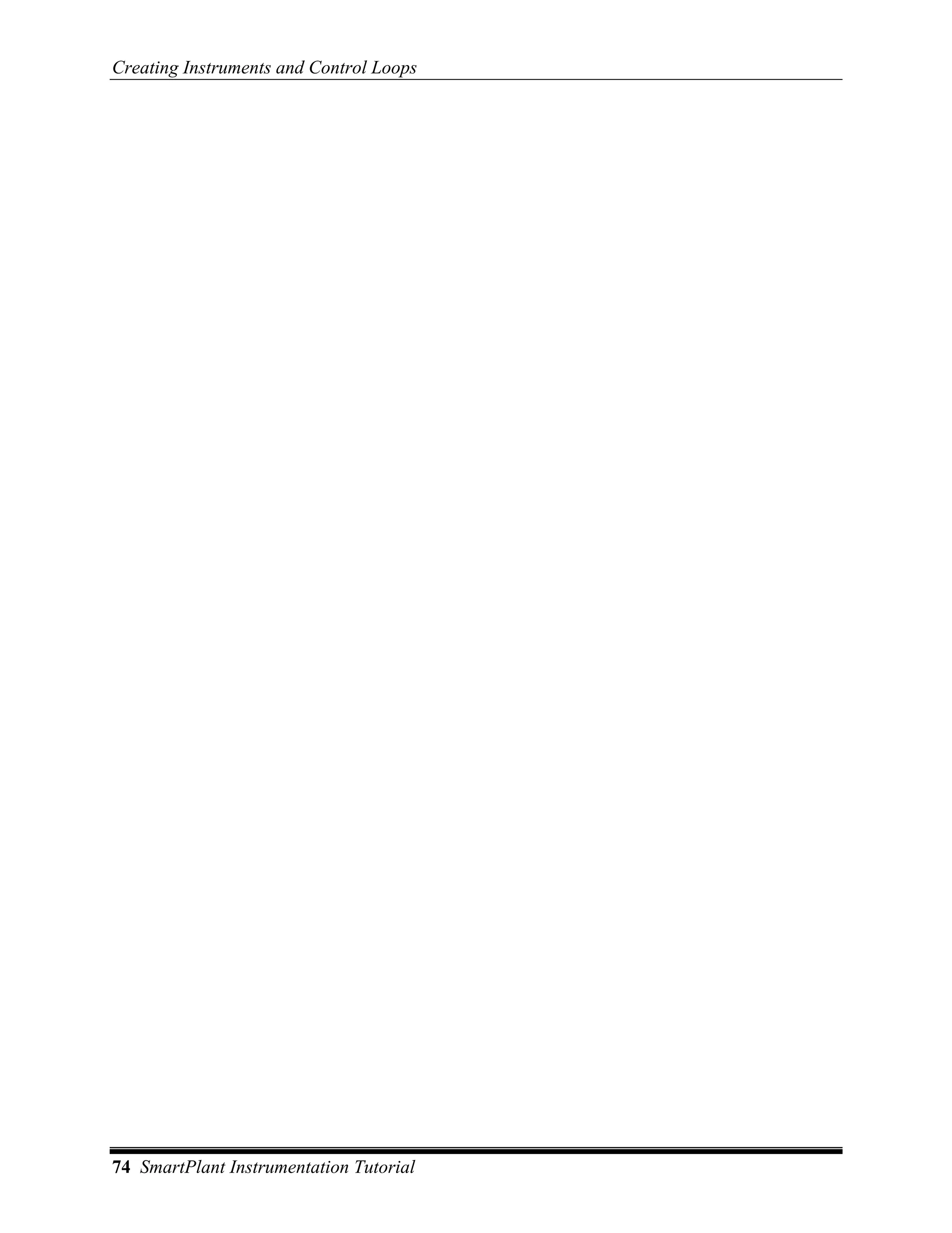 Creating Instruments and Control Loops




74 SmartPlant Instrumentation Tutorial
 