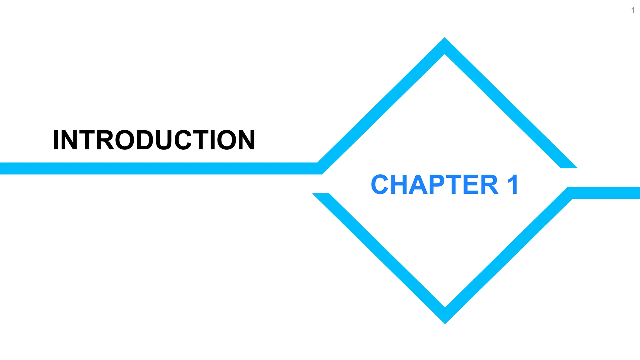 1 CHAPTER 1 INTRODUCTION 