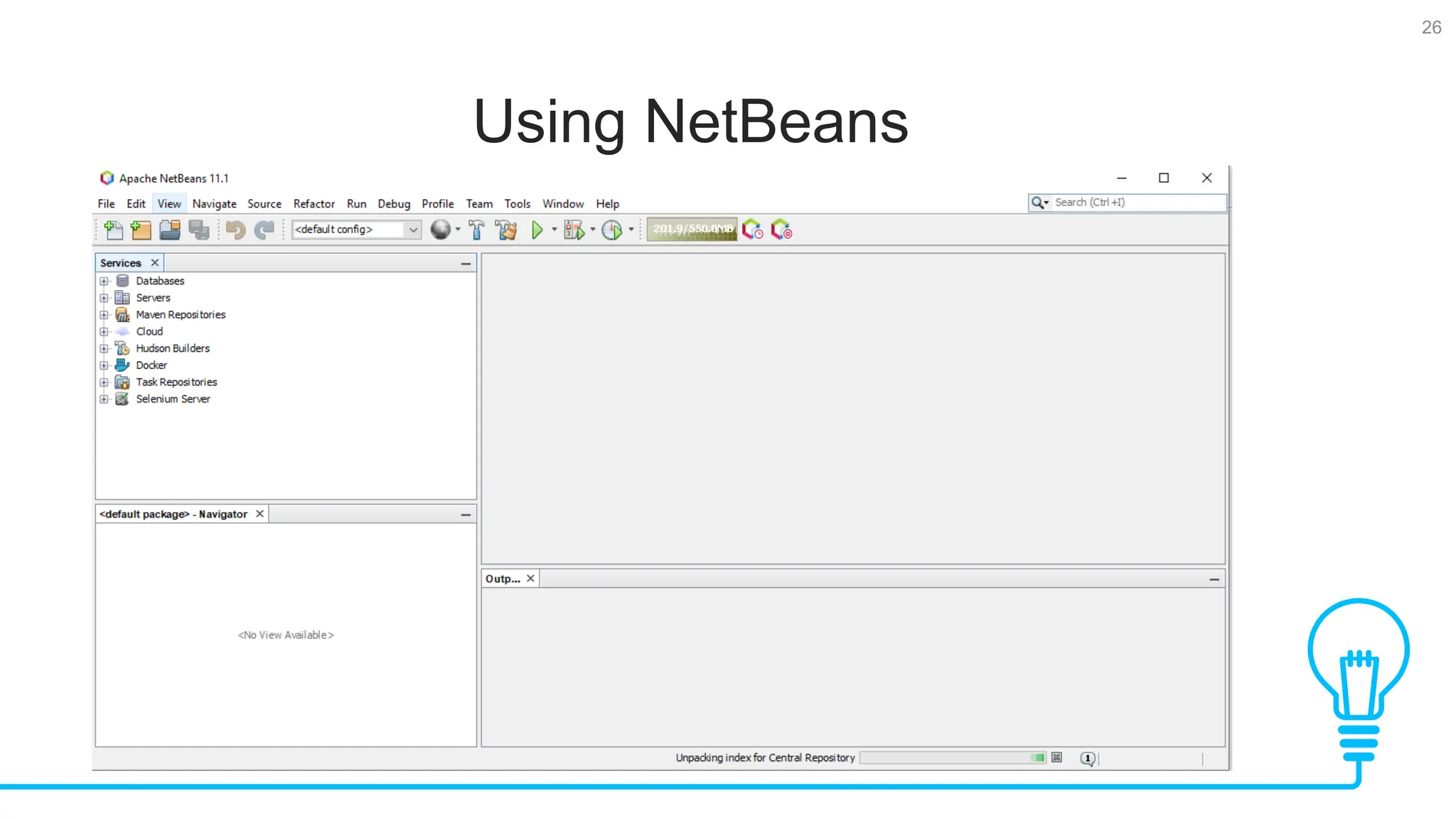 26 Using NetBeans Tests 