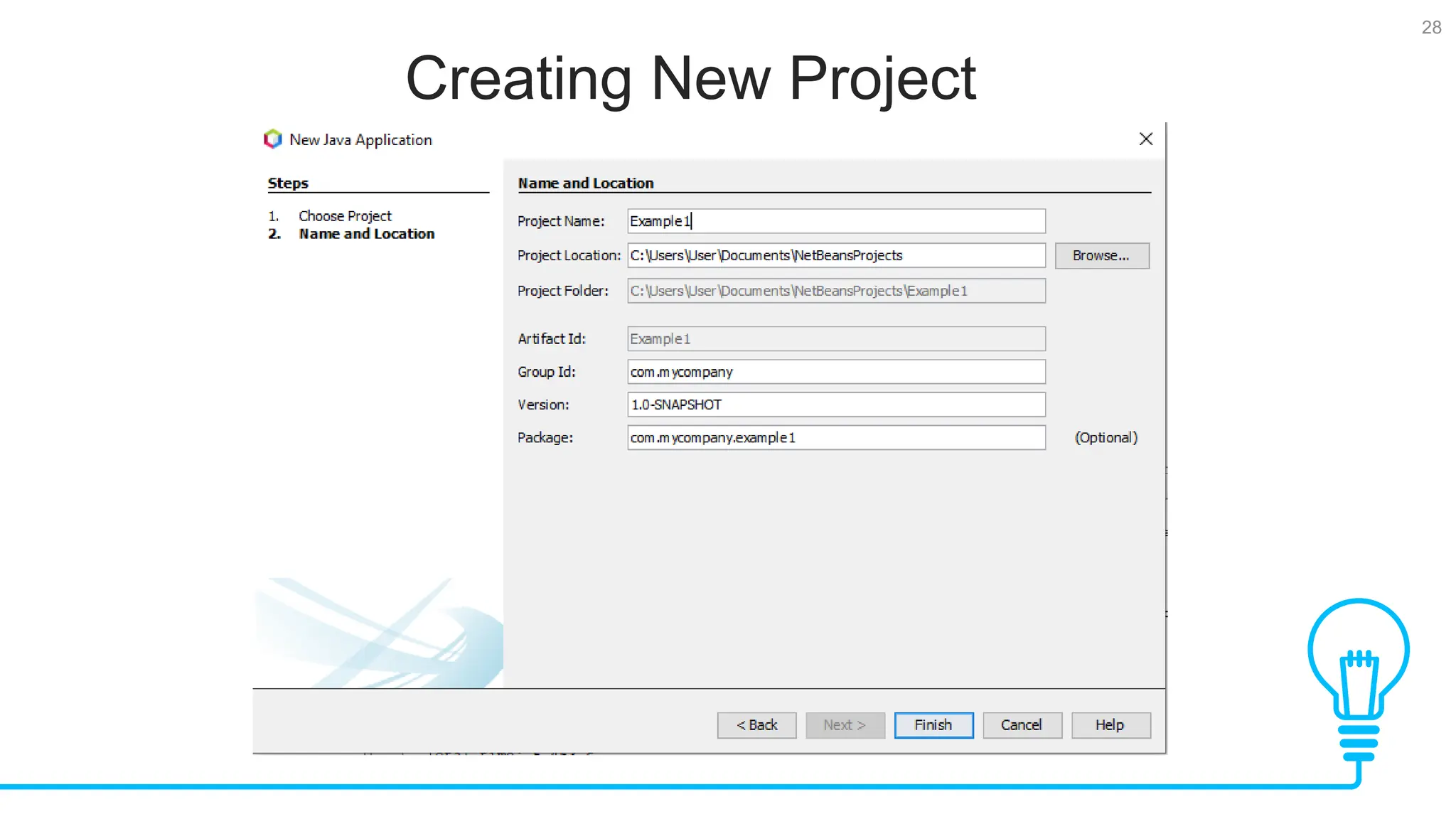 28 Creating New Project Tests 