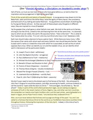 (See “Daniel Murphy: a Christian on baseball's center stage.”)
See “Saint Francis of Assisi was not a garden gnome.”
See “Yet again, the fort's ‘been betrayed even by those
who should have defended it.’"
 