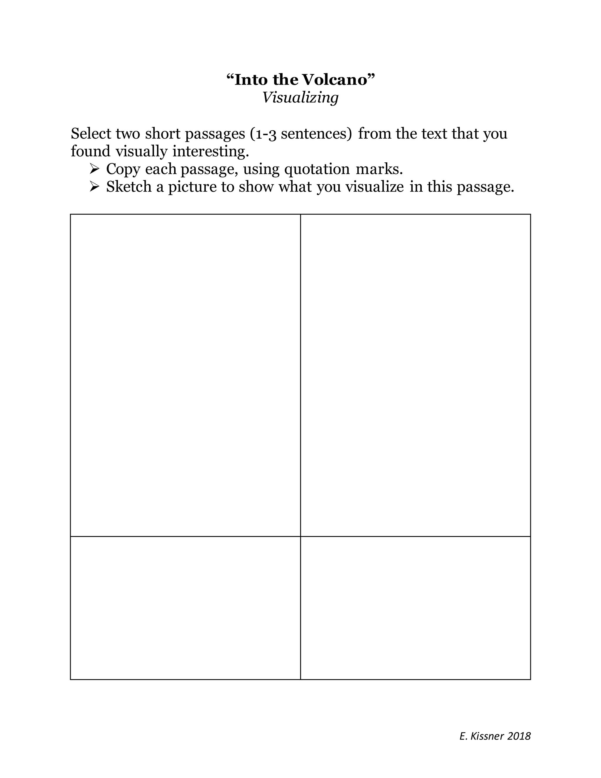 Into the Volcano Multiple Choice questions | DOCX