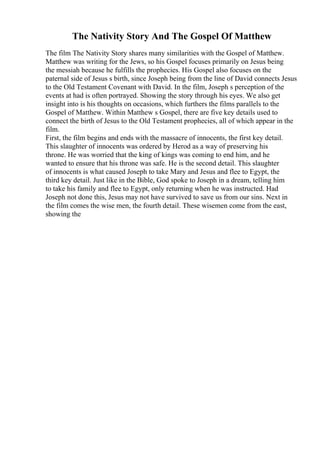 Into The Wild Analysis Essay | PDF