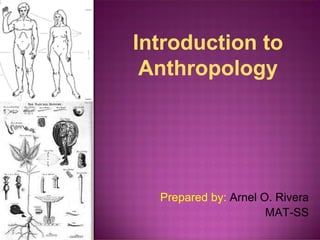 Introduction to Anthropology Prepared by:  Arnel O. Rivera MAT-SS 