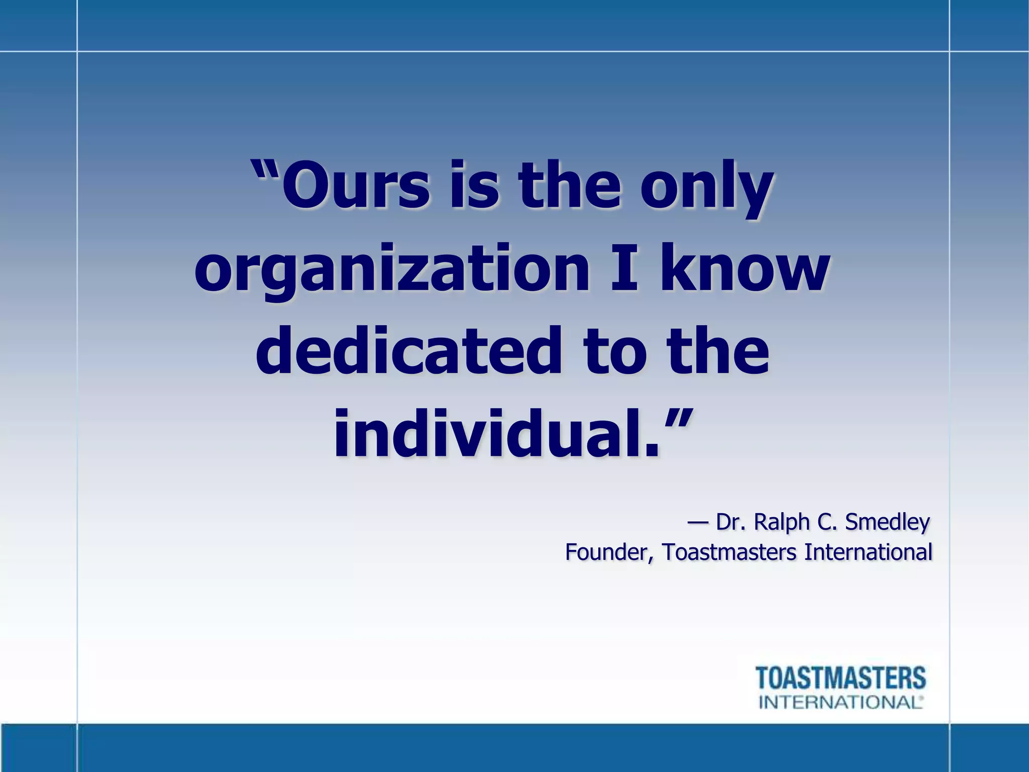 The Leadership TrackYou will also learnleadership skills by:Serving as officers at the club level and beyondFulfilling club meeting roles