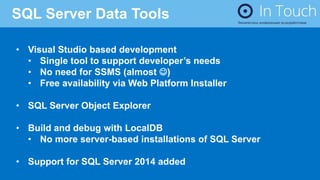 Develop your database with Visual Studio | PPT