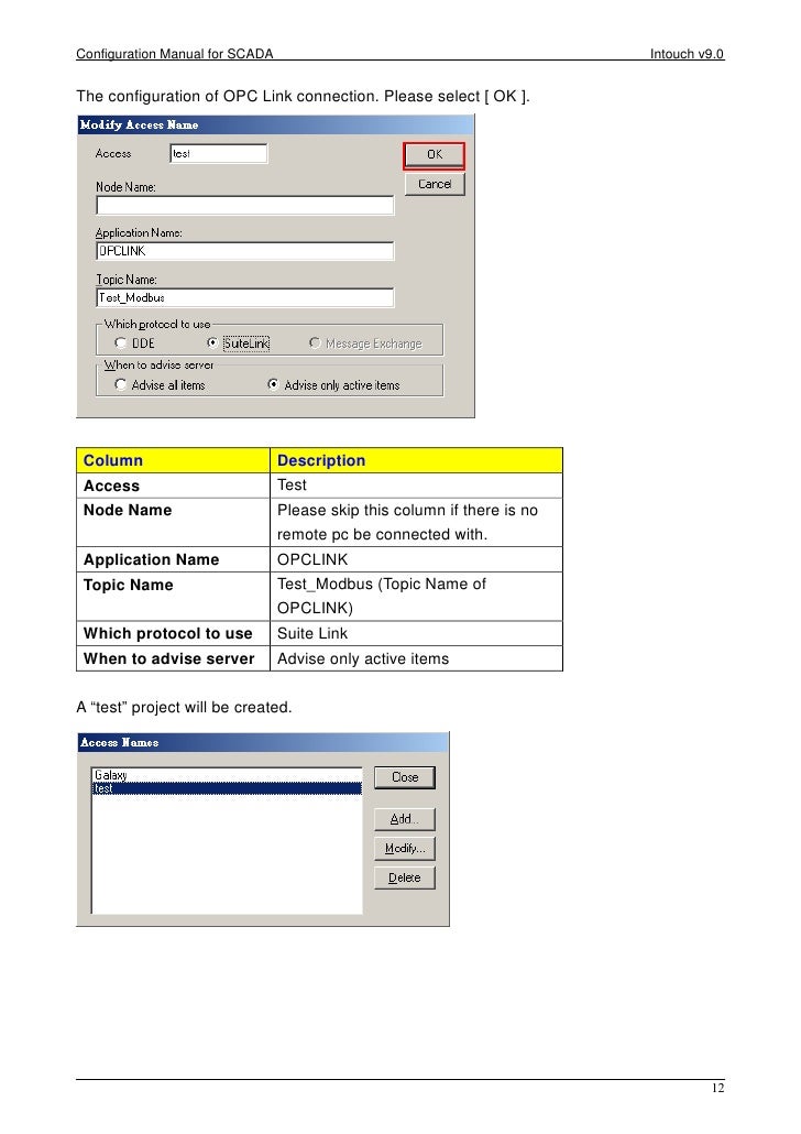 Using IOServer with Wonderware Intouch