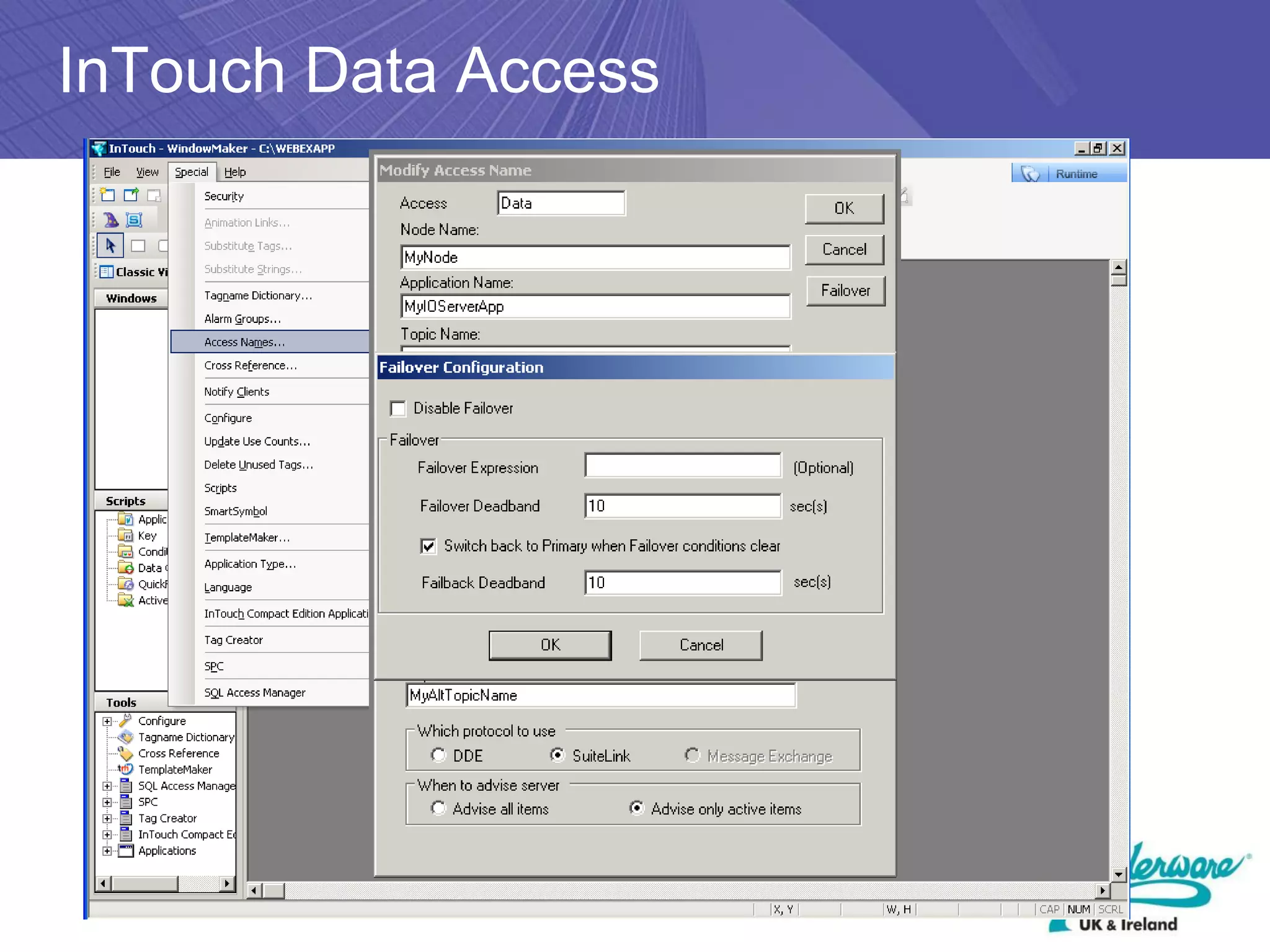 InTouch Data Access
 