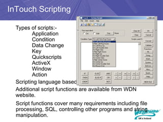 Intouch Script Example InTouch HMI SCADA | PDF