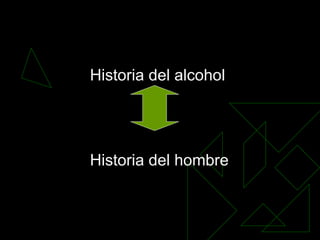 Historia del alcohol
Historia del hombre
 