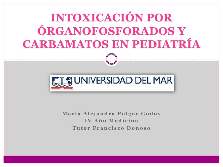 Intoxicación por organofosforados