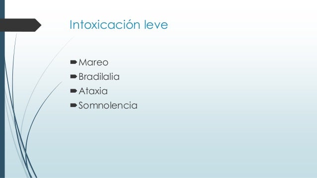 Intoxicaciones
