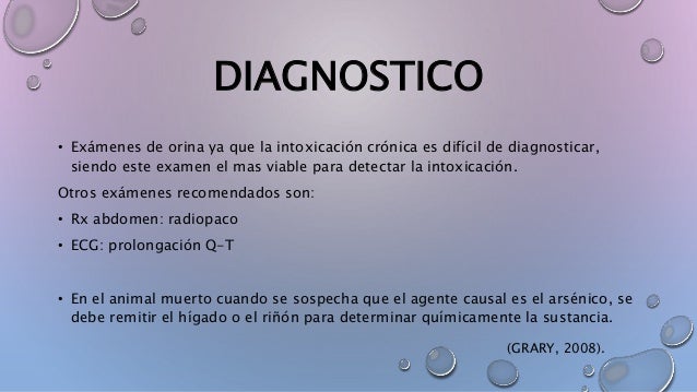 Diagnostico de la intoxicacion por ipo