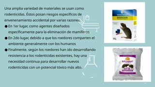Intoxicacion por raticidas, manejo , diagnostico | PPTX