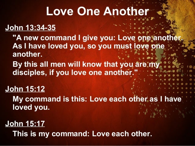 Intr. learning to love one another