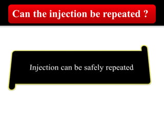 Repetal Injection Intraartiular knee injection | PPTX