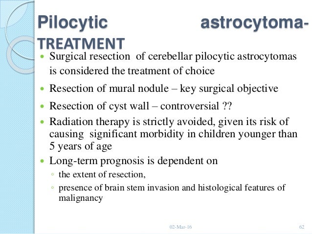 Was ist ein pilozytisches Astrozytom - Was sind die Behandlungsmöglichkeiten für pilozytisches Astrozytom?