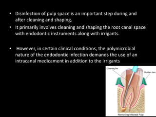 Pulp Space Injection intracanal medicament | PPTX