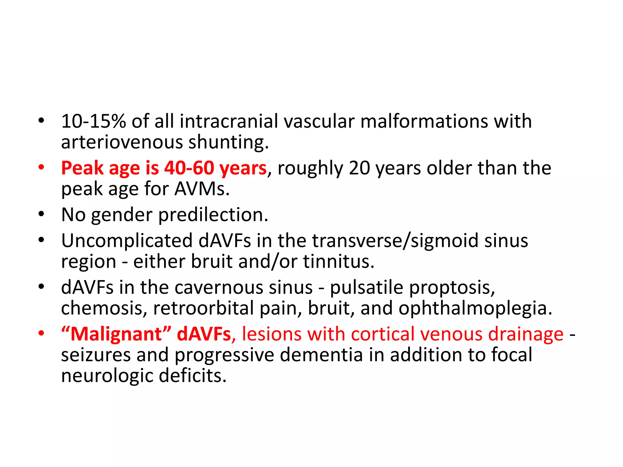 Intracranial vascular malformations | PPTX
